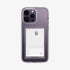 ACS04832 - iPhone 14 Pro Max Case Crystal Slot in crystal clear showing the back with card in slot